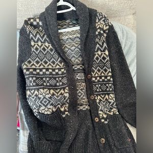 Roots medium cardigan